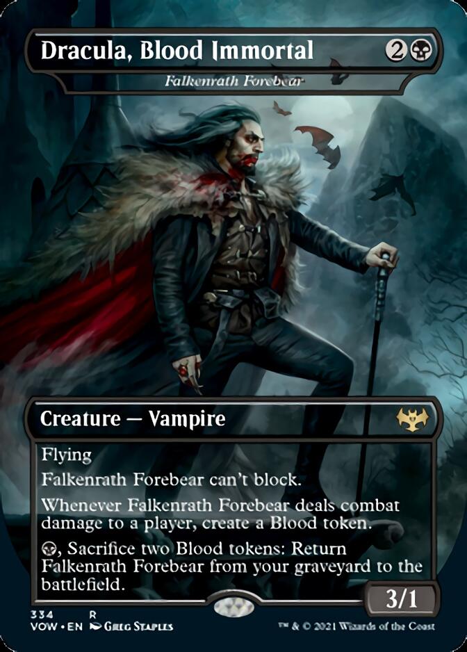 Dracula, Blood Immortal - Falkenrath Forebear [Innistrad: Crimson Vow]