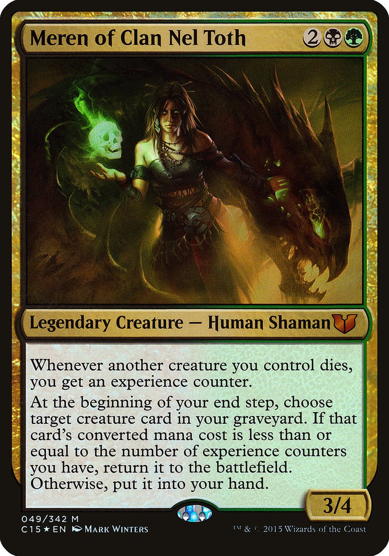 (Oversized) Meren of Clan Nel Toth [Commander 2015 Oversized]