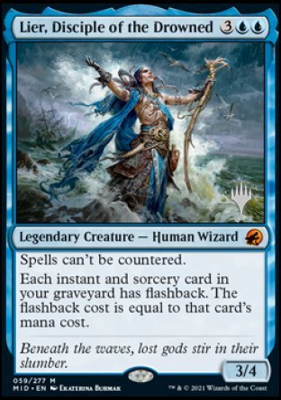 Lier, Disciple of the Drowned (Promo Pack) [Innistrad: Midnight Hunt Promo Pack]