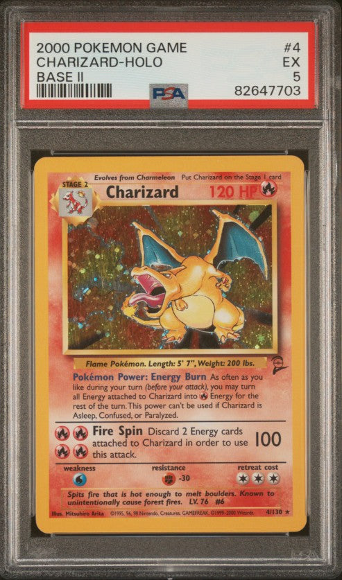 PSA 5 2000 POKEMON GAME BASE II