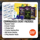 Commander Event Package • Fusion Open August 30th-31st