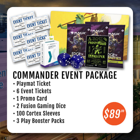 Commander Event Package • Fusion Open August 30th-31st