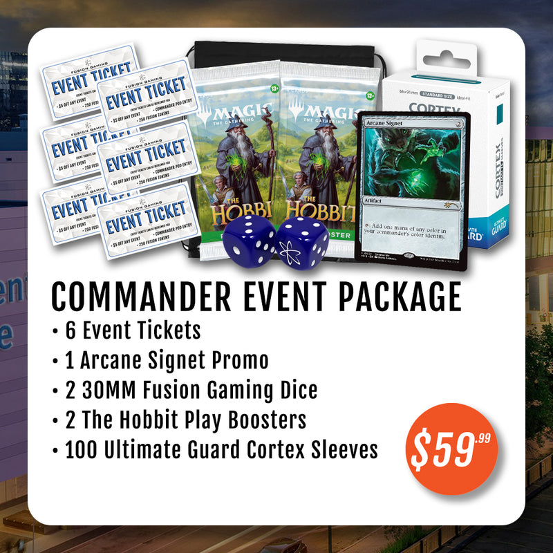 Commander Event Package • Fusion Open September 12th-13th • RBC Centre