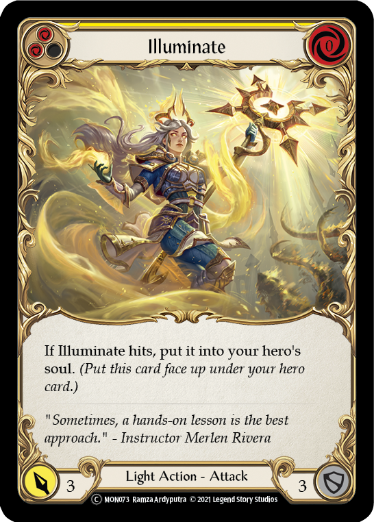 Illuminate (Yellow) [U-MON073-RF] (Monarch Unlimited) Unlimited Rainbow Foil
