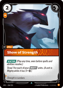 front of card Show of Strength [Spiritforged] 106/221