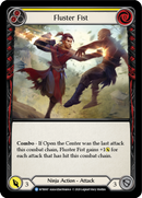 Fluster Fist (Yellow) [U-WTR087] (Welcome to Rathe Unlimited) Unlimited Rainbow Foil