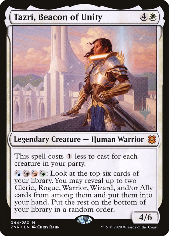 Tazri, Beacon of Unity (Promo Pack) [Zendikar Rising Promo Pack]