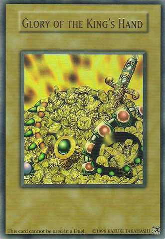 Glory of the King's Hand Ultra Rare [Yugi's Legendary Decks]