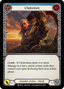 Chokeslam (Blue) [CRU037] (Crucible of War) 1st Edition Rainbow Foil