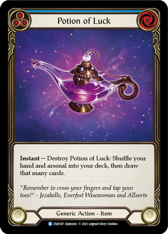 Potion of Luck [EVR187] (Everfest) 1st Edition Cold Foil