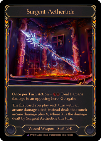 Surgent Aethertide (Marvel) [DYN192] (Dynasty) Cold Foil