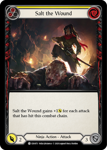 Salt the Wound [CRU073] (Crucible of War) 1st Edition Rainbow Foil