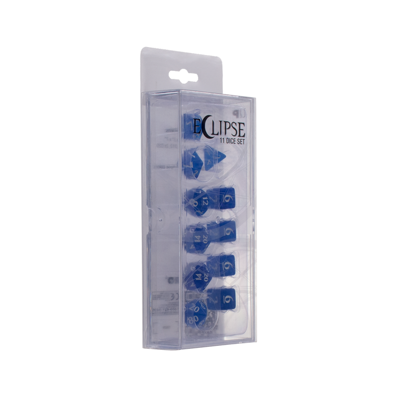 Ultra PRO: 11-Dice Set - Eclipse (Pacific Blue)