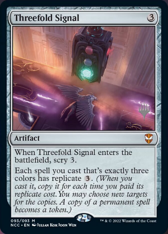 Threefold Signal (Promo Pack) [Streets of New Capenna Commander Promo Pack]