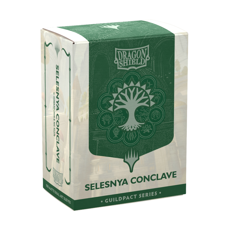 Dragon Shield: Standard 100ct Dual Matte Art Sleeves - Selesnya Conclave