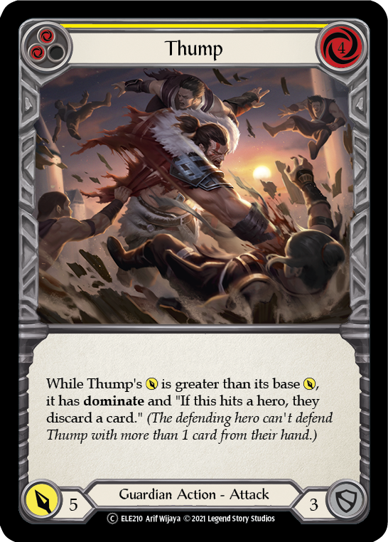 Thump (Yellow) [U-ELE210] (Tales of Aria Unlimited) Unlimited Normal