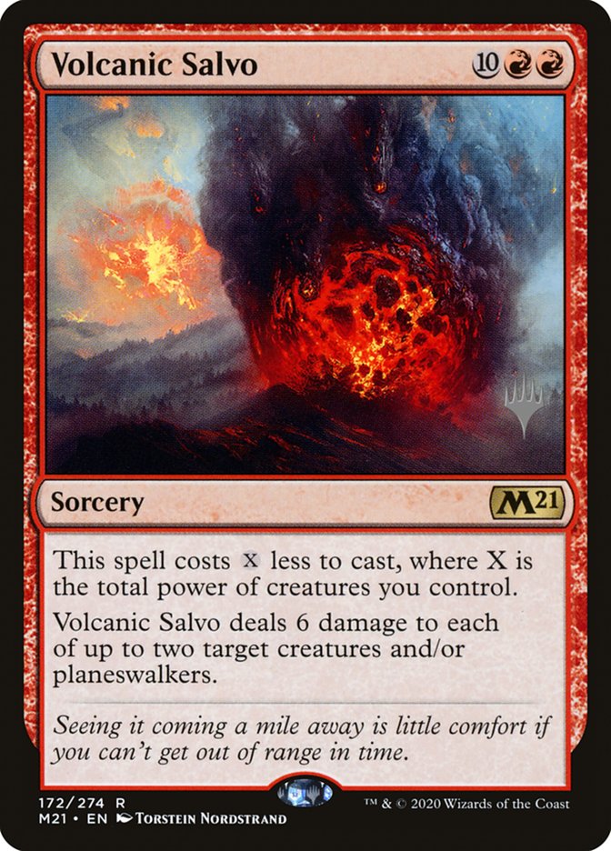 Volcanic Salvo (Promo Pack) [Core Set 2021 Promo Pack]