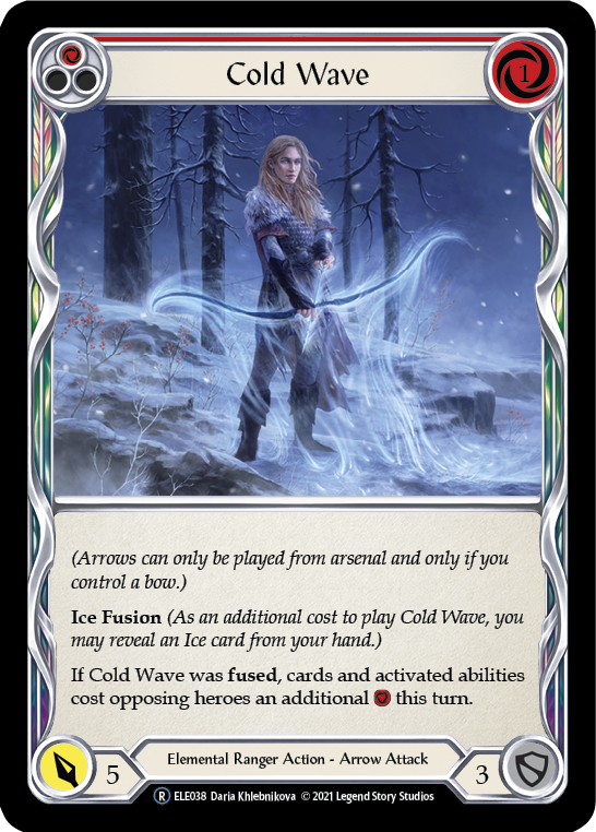 Cold Wave (Red) [U-ELE038] (Tales of Aria Unlimited) Unlimited Normal
