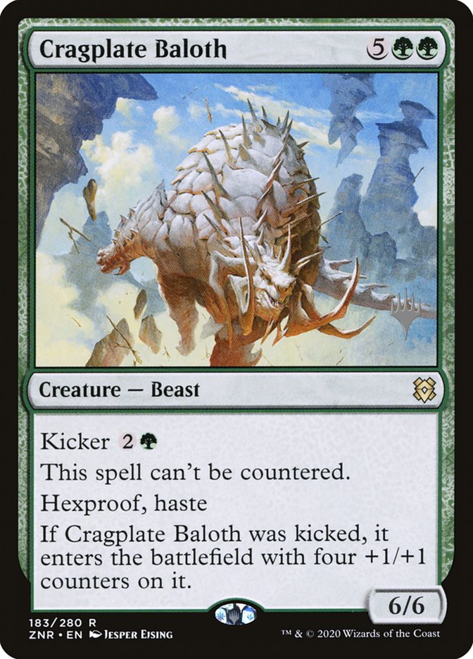 Cragplate Baloth (Promo Pack) [Zendikar Rising Promo Pack]