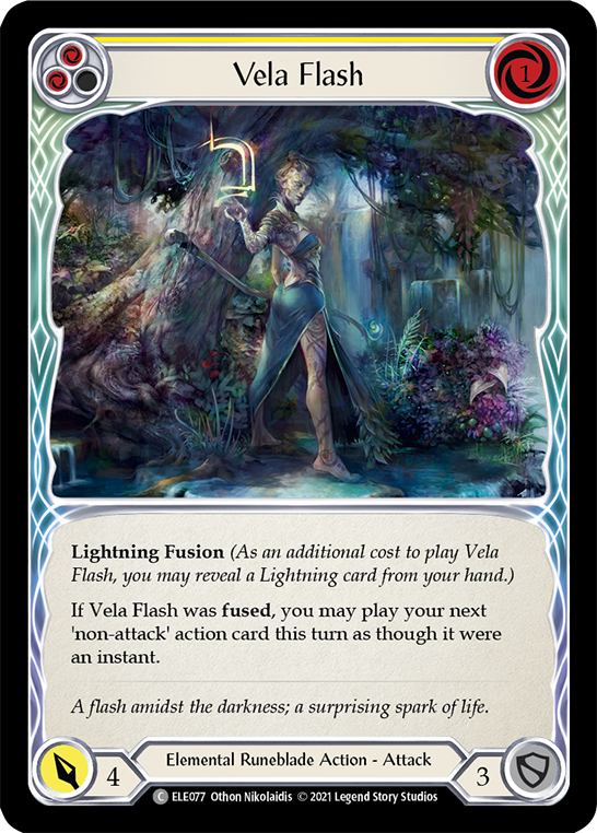 Vela Flash (Yellow) [ELE077] (Tales of Aria) 1st Edition Normal