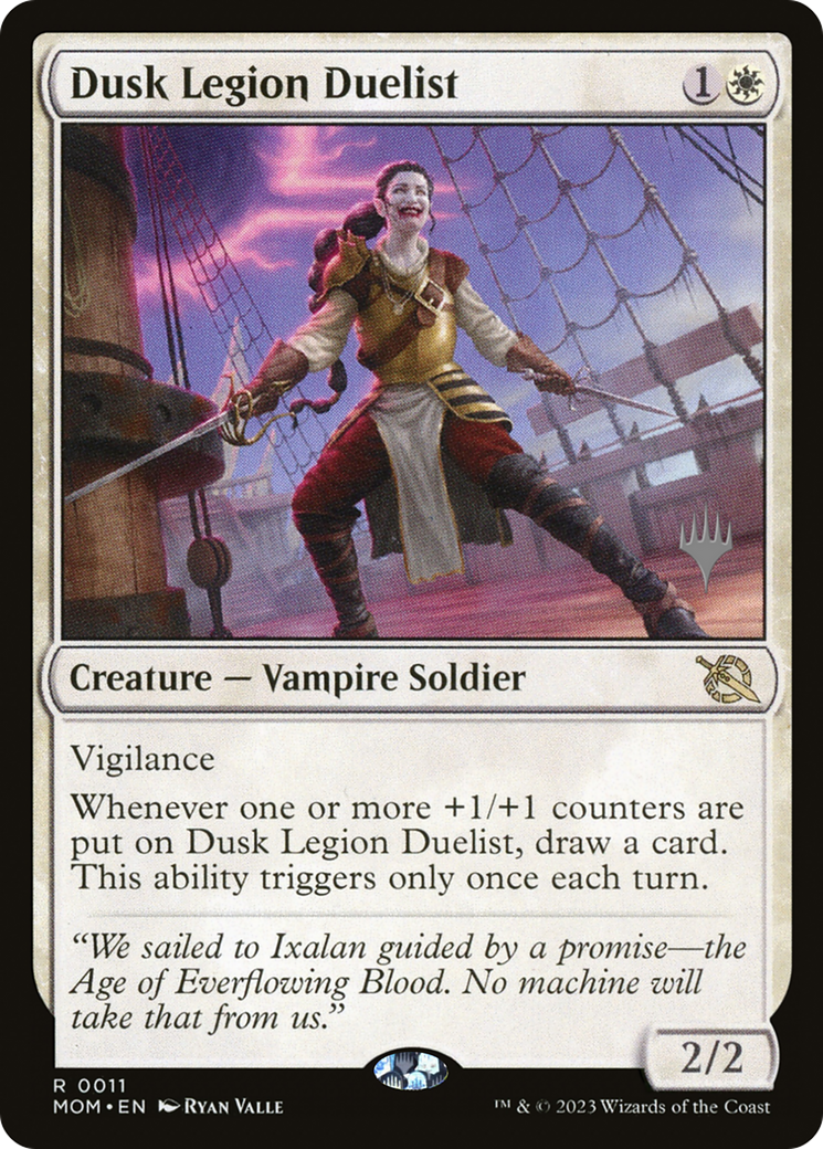 Dusk Legion Duelist (Promo Pack) [March of the Machine Promo Pack]