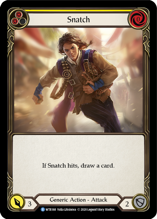 Snatch (Yellow) [U-WTR168] (Welcome to Rathe Unlimited) Unlimited Rainbow Foil