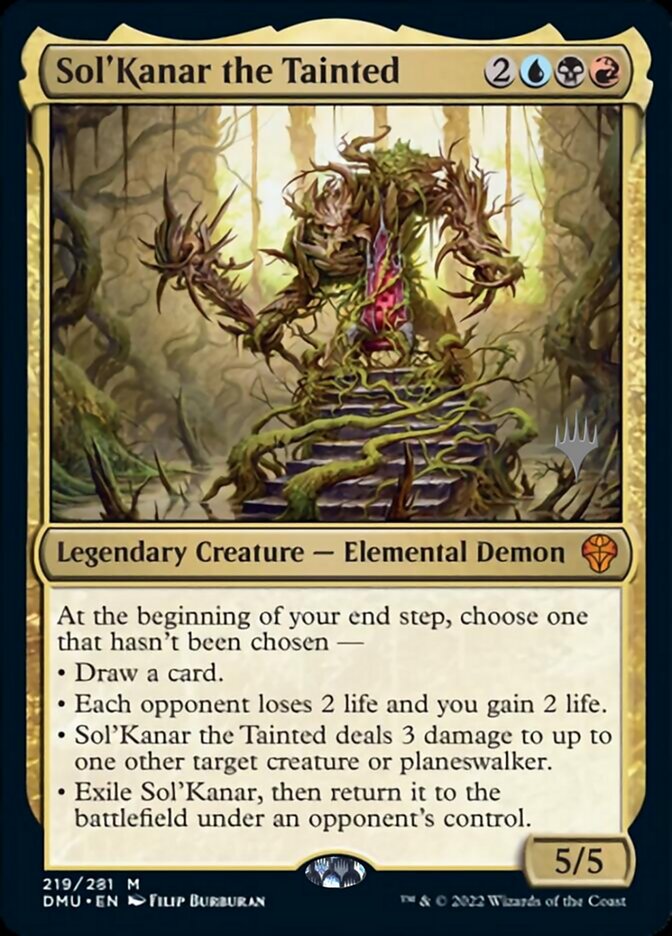 Sol'Kanar the Tainted (Promo Pack) [Dominaria United Promo Pack]