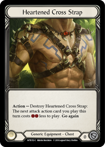 Heartened Cross Strap [WTR152-C] (Welcome to Rathe) Alpha Print Cold Foil