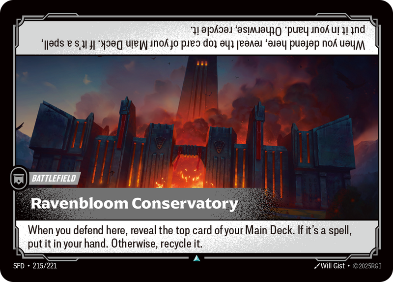 front of card Ravenbloom Conservatory [Spiritforged] 215/221