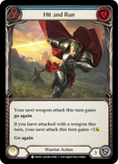 Hit and Run (Blue) [CRU093] (Crucible of War) 1st Edition Normal