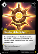 front of card Symbol of the Solari [Origins]