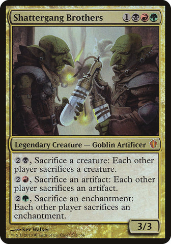 (Oversized) Shattergang Brothers [Commander 2013 Oversized]