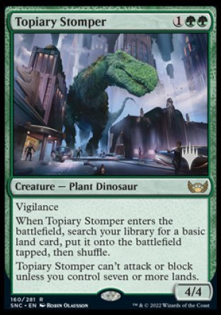 Topiary Stomper (Promo Pack) [Streets of New Capenna Promo Pack]