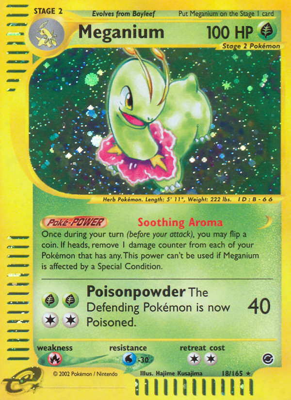 Meganium (18/165) [Expedition: E-Card Base Set]