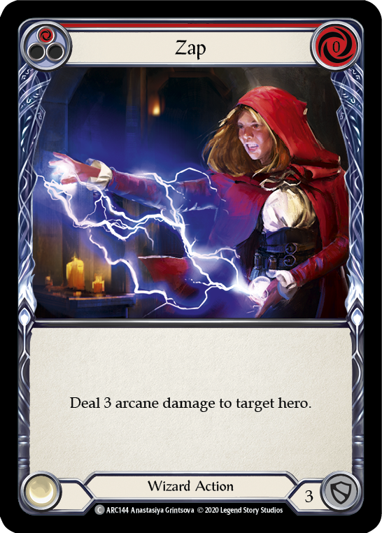 Zap (Red) [U-ARC144] (Arcane Rising Unlimited) Unlimited Normal