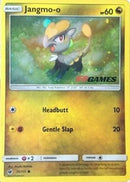 Jangmo-o (75/111) (Cosmos Holo) (EB Games Promo) (Sun & Moon: Crimson Invasion) [Promos]