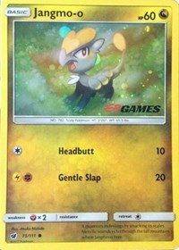 Jangmo-o (75/111) (Cosmos Holo) (EB Games Promo) (Sun & Moon: Crimson Invasion) [Promos]