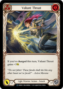 Valiant Thrust (Blue) [U-MON041-RF] (Monarch Unlimited) Unlimited Rainbow Foil