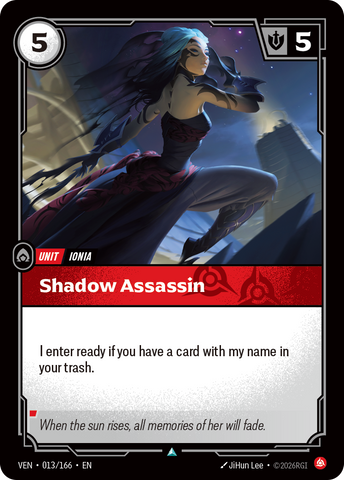 front of card Shadow Assassin [Vendetta] 013/166