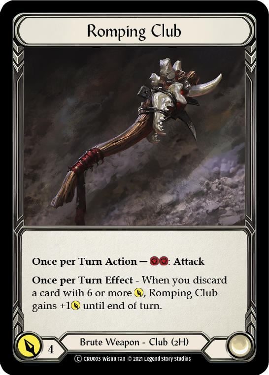 Romping Club [U-CRU003] (Crucible of War Unlimited) Unlimited Rainbow Foil
