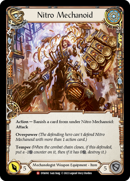 Construct Nitro Mechanoid // Nitro Mechanoid [DYN092] (Dynasty) Cold Foil