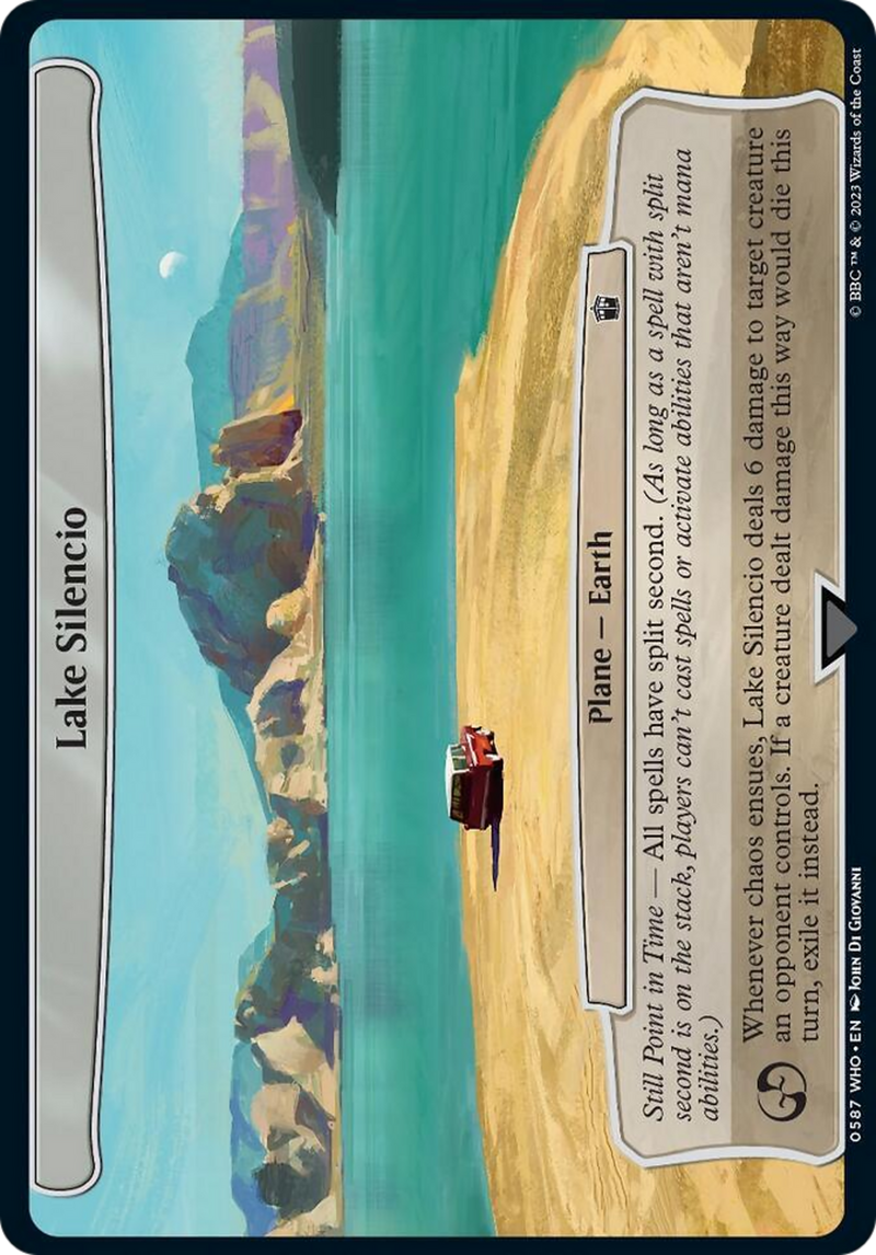 (Oversized Plane) Lake Silencio [Doctor Who Planes]