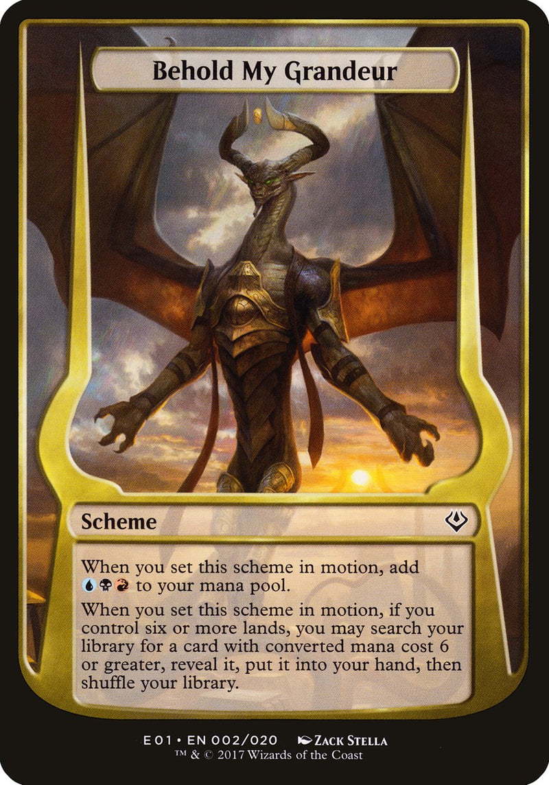 (Oversized Schemes) Behold My Grandeur [Archenemy: Nicol Bolas Schemes]