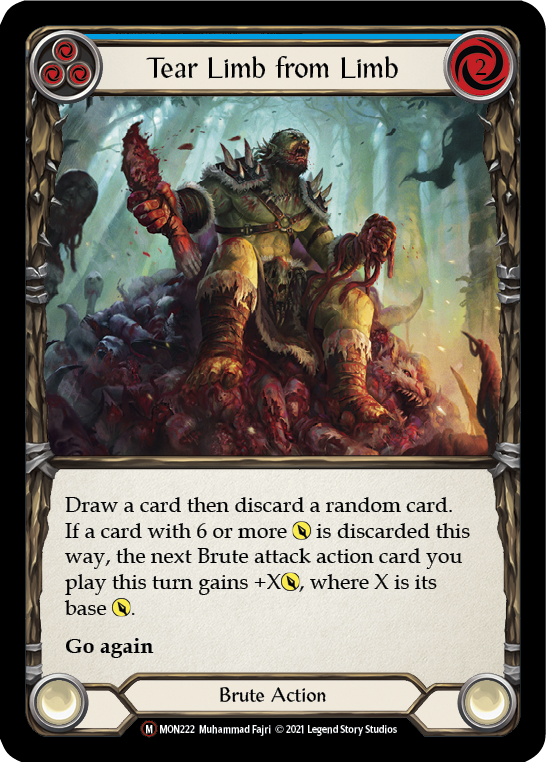 Tear Limb from Limb [U-MON222-RF] (Monarch Unlimited) Unlimited Rainbow Foil