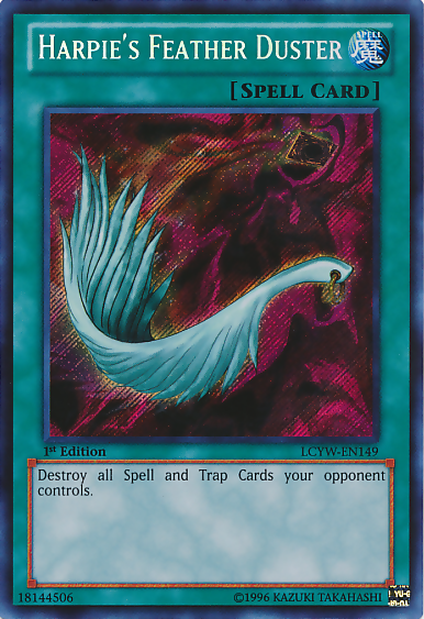 Harpie's Feather Duster [LCYW-EN149] Secret Rare