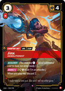 front of card Jinx, Demolitionist [Origins]