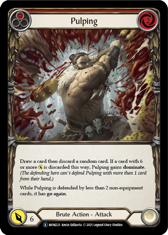 Pulping (Red) [U-MON223-RF] (Monarch Unlimited) Unlimited Rainbow Foil