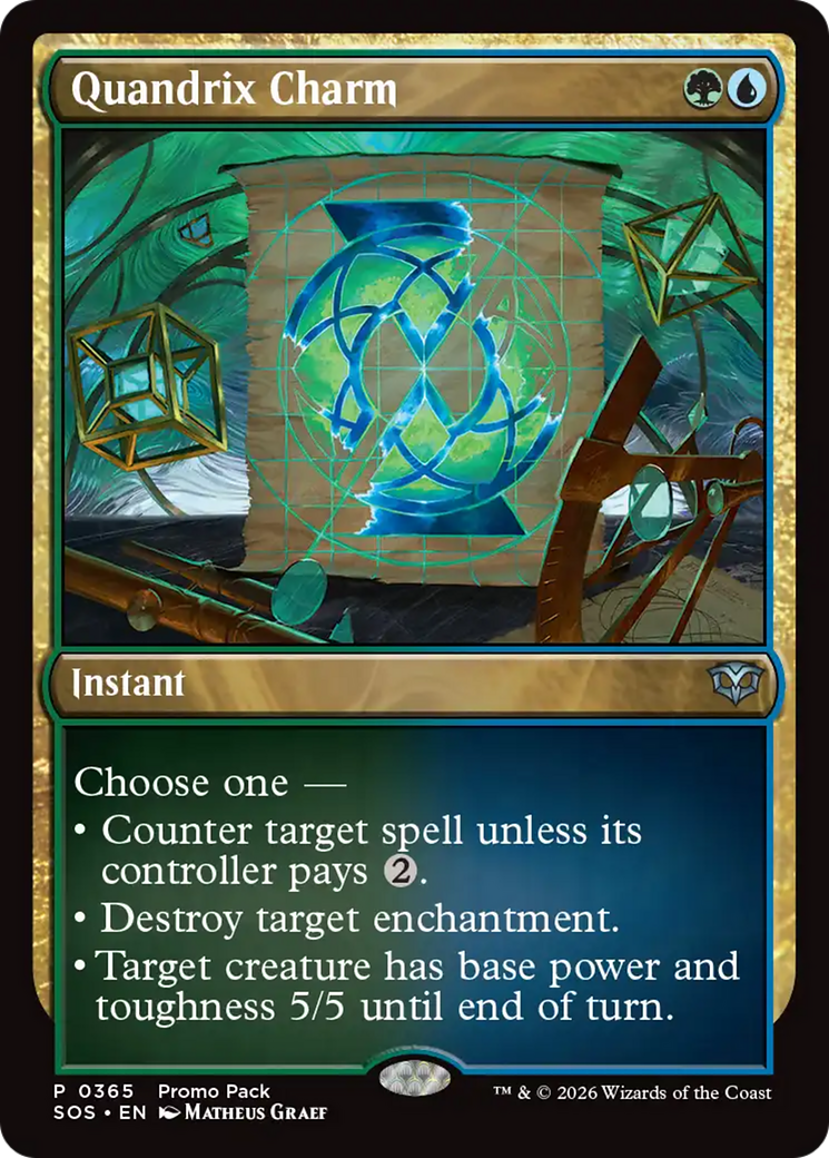 Quandrix Charm [Secrets of Strixhaven Promo Pack]