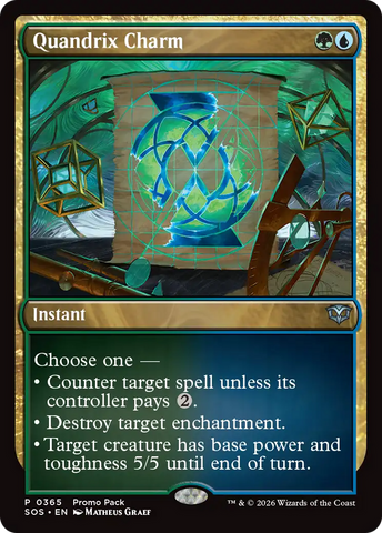 Quandrix Charm [Secrets of Strixhaven Promo Pack]
