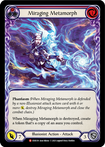Miraging Metamorph [EVR139] (Everfest) 1st Edition Rainbow Foil